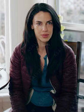 A Stranger's Child Donna Fendyr Maroon Puffer Jacket
