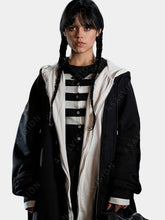 Addams Wednesday Black Oversized Hoodie