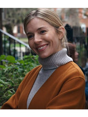 Anatomy of a Scandal Sienna Miller Orange Coat