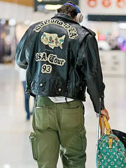 Avirex Jacob Elordi Leather Jacket