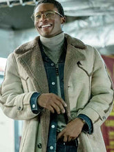 BMF Terry 'Southwest T' Flenory Shearling Leather Coat