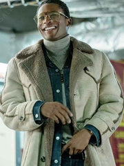 BMF Terry 'Southwest T' Flenory Shearling Leather Coat