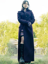 Beetlejuice 2024 Jenna Ortega Wool Long Coat