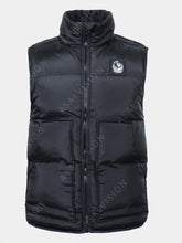 Black Collingwood Puffer Vest
