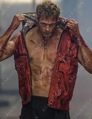 Boy Kills World Bill Skarsgård Red Vest