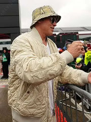 British Grand Prix F1 Brad Pitt Quilted Jacket