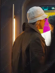 Brad Pitt Bullet Train Ladybug Peacoat