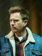 Bleeding Love 2024 Ewan McGregor Denim Jacket