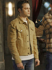 Alexander Calvert Supernatural Season 15 Mustard Jacket