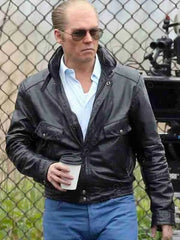 Black Mass Whitey Bulger Leather Jacket