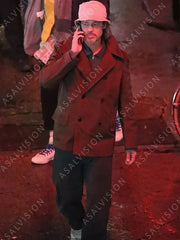 Brad Pitt Bullet Train Ladybug Peacoat