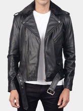 Ashford Black Motorcycle Leather Jacket