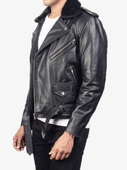 Ashford Black Motorcycle Leather Jacket
