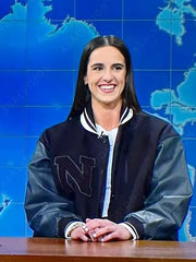 Caitlin Clark SNL Varsity Jacket