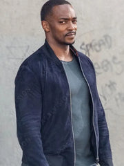 Captain America Brave New World Sam Wilson Suede Jacket