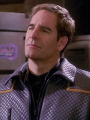 Away Team Star Trek Enterprise S1 Quilted Leather Jacket