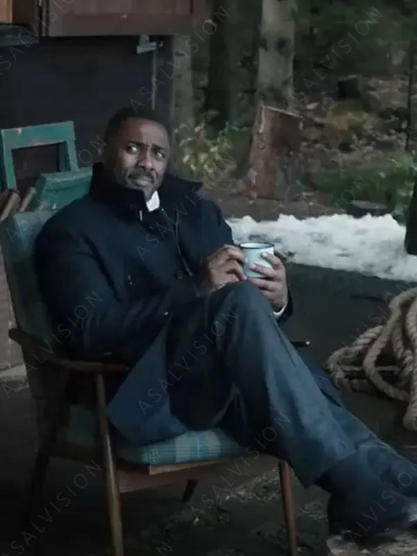 Alcott Extraction 2 Idris Elba Black Coat