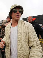 British Grand Prix F1 Brad Pitt Quilted Jacket