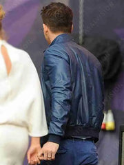 27 Times Ryan Reynolds Blue Leather Jacket