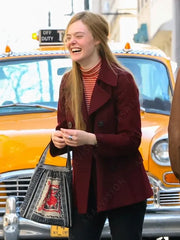 A Complete Unknown Sylvie Russo Maroon Peacoat