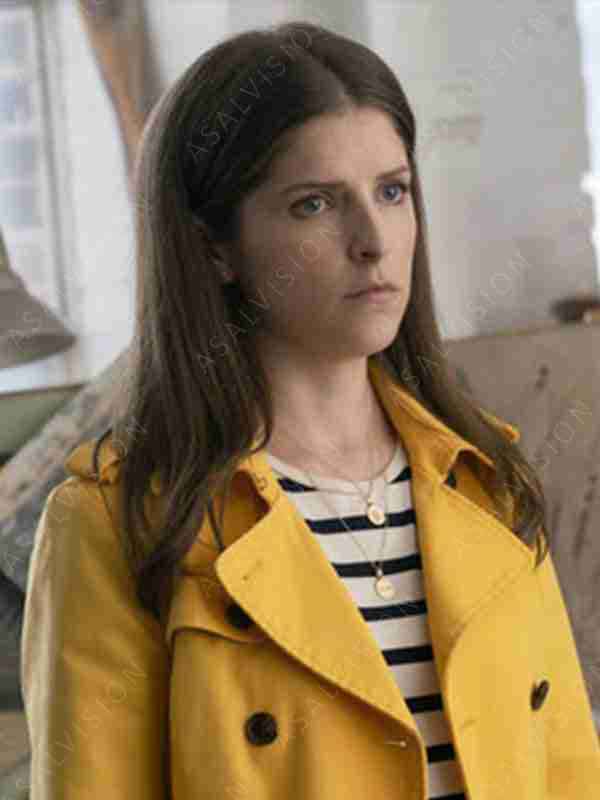 A Simple Favor Stephanie Smothers Yellow Coat
