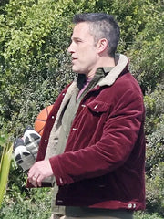 Ben Affleck The Accountant 2 Maroon Jacket