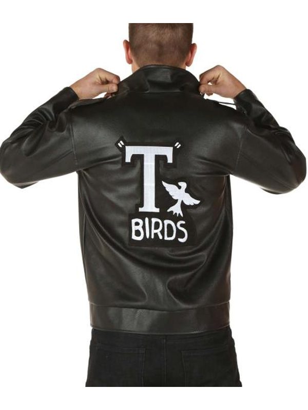 Adult Grease Authentic T-birds Black Jacket