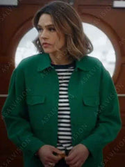An Easter Bloom 2024 Aimee Teegarden Green Jacket