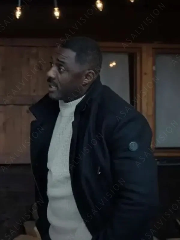 Alcott Extraction 2 Idris Elba Black Coat