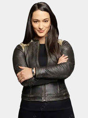 Asta Twelvetrees Resident Alien Leather Jacket