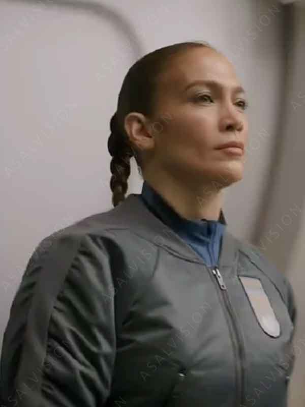 Atlas 2024 Jennifer Lopez Bomber Jacket