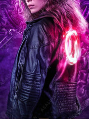 Ava Warrior Nun Leather Black Jacket