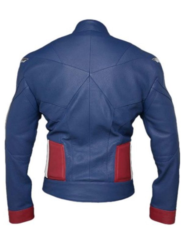 Avengers Endgame Captain America Blue Costume Jacket