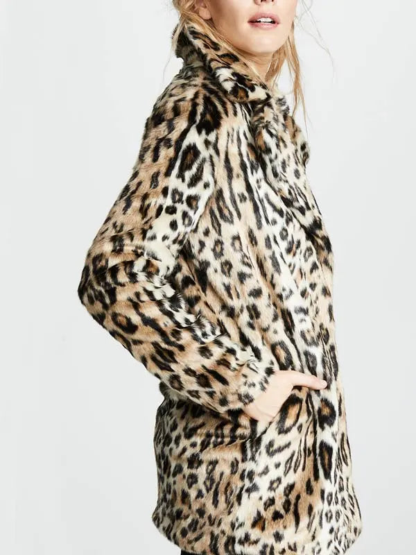 Beth Dutton Yellowstone Cheetah Print Coat