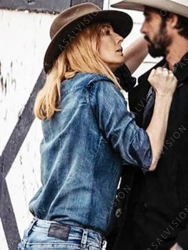 Beth Dutton Yellowstone Denim Blue Jacket