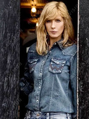 Beth Dutton Yellowstone Denim Blue Jacket