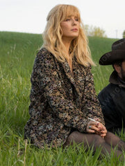 Beth Dutton Yellowstone Season 5 Floral Coat