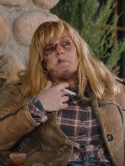 Beth Dutton Yellowstone Leather Brown Coat