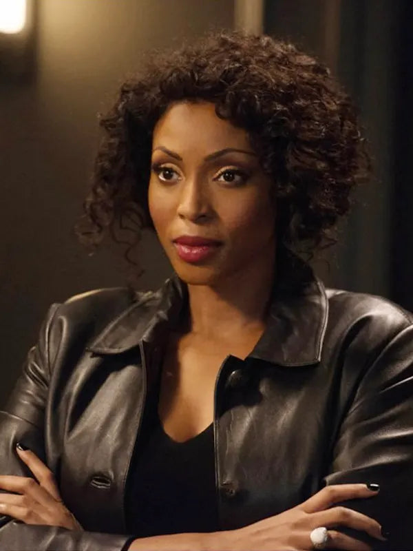 Billie Supernatural Season 15 Black Leather Trench Coat