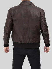 Billy Hargrove Stranger Things Distressed Leather Jacket