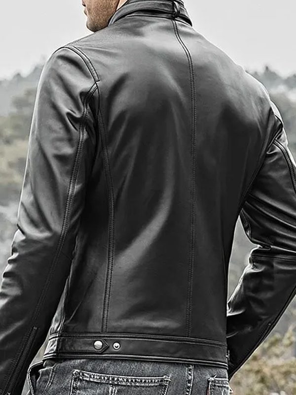 Black Leather Fashion Jacket