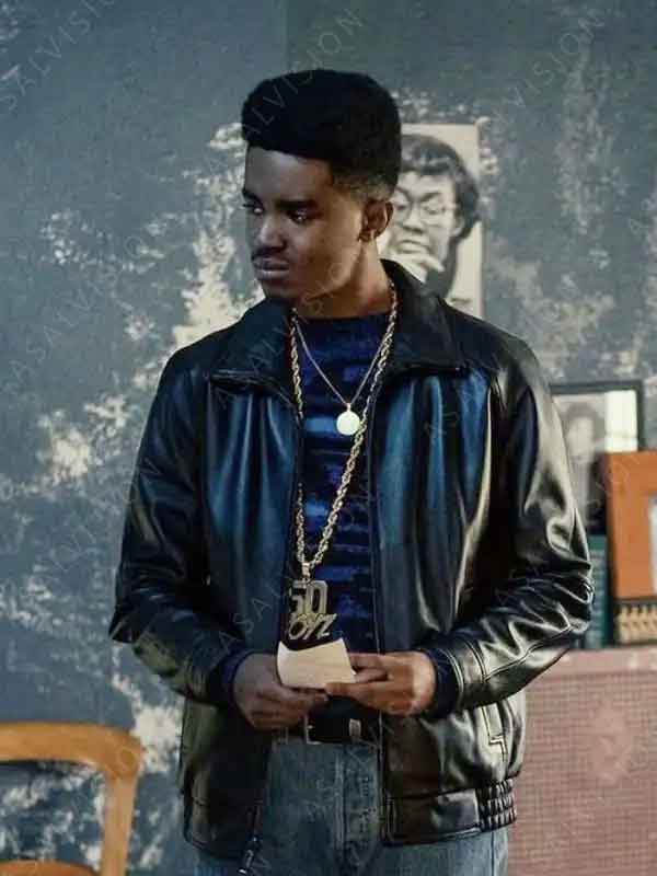 Black Mafia Family BMF B-Mickie Leather Jacket