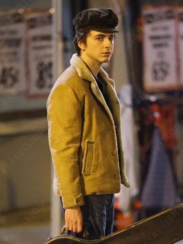 A Complete Unknown Bob Dylan Camel Sherpa Jacket