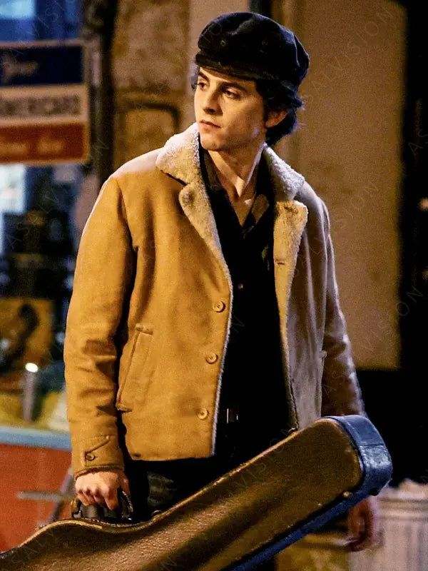 A Complete Unknown Bob Dylan Camel Sherpa Jacket