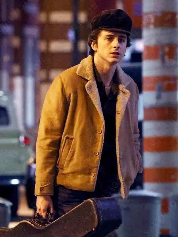 A Complete Unknown Bob Dylan Camel Sherpa Jacket