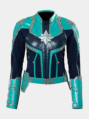 Brie Larson Captain Marvel Leather Jacket