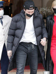 Brooklyn Beckham Puffer Black Coat