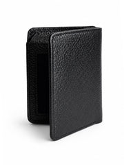 Bulk Black Double Cash Slot Cow Leather Wallet (50 Pcs)