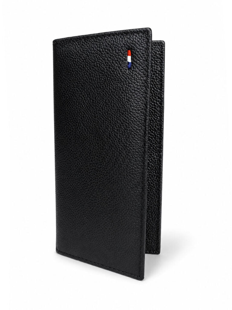 Bulk Black Long Cow Leather Wallet (50 Pcs)