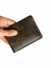 Bulk Crazy Horse Cow Leather Wallet (50 Pcs)